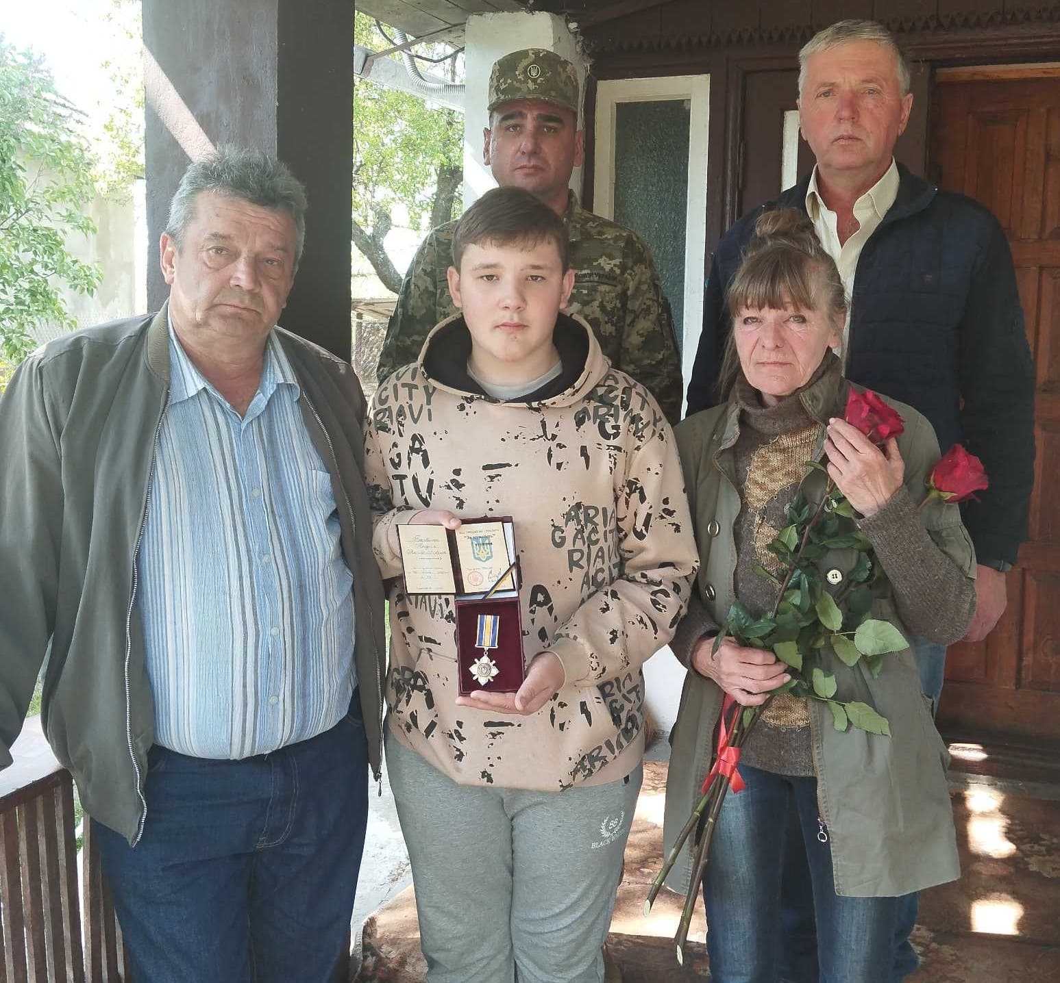 Родині загиблого воїна вручили орден